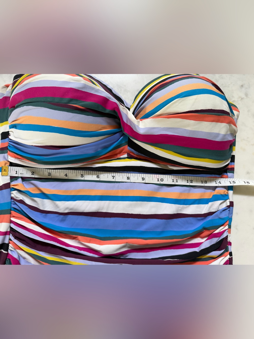 Anne Cole One-Piece Swimsuit Size 16 - Picture 4 of 4